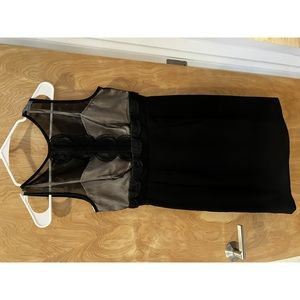 London Times Black Sheer Dress!